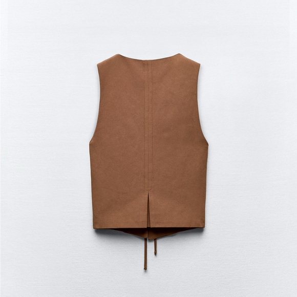 NWT Zara Fitted Waistcoat top - Picture 9 of 10
